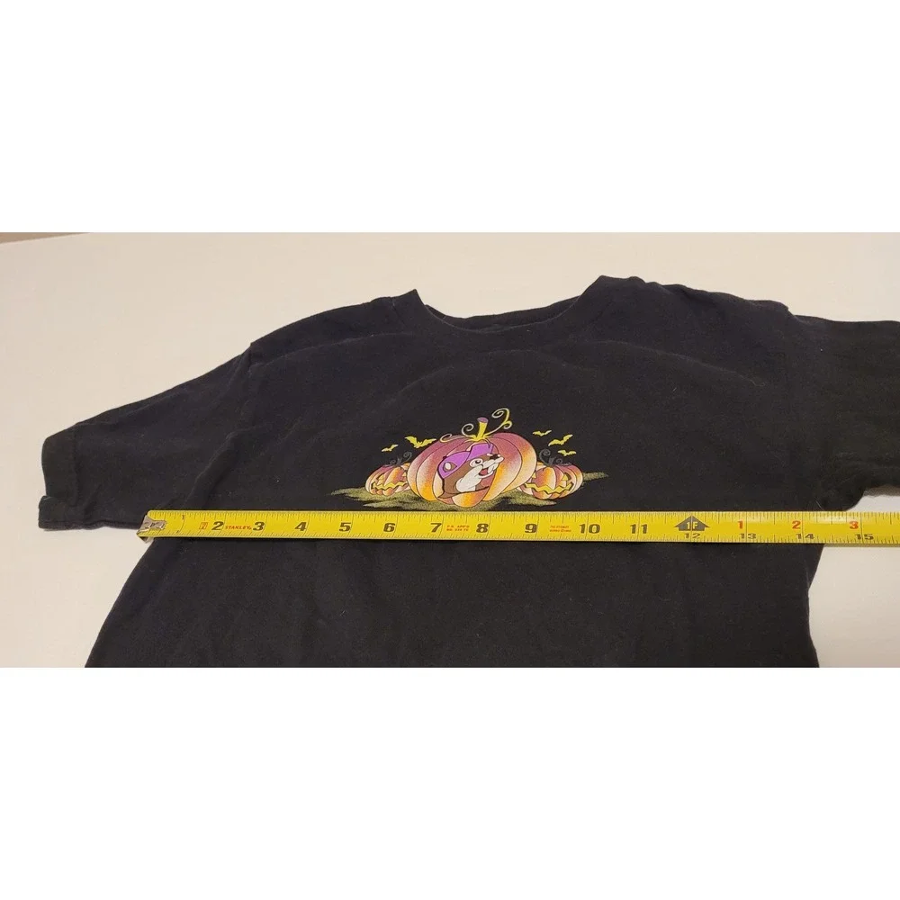 Buc-ee's Halloween Graphic Tee Kids S Black Haunt It Pumpkin Shirt Spooky Fall